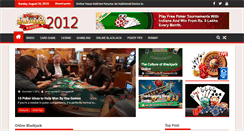 Desktop Screenshot of playblackjackonline2012.com