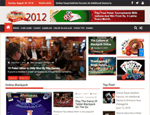 Tablet Screenshot of playblackjackonline2012.com